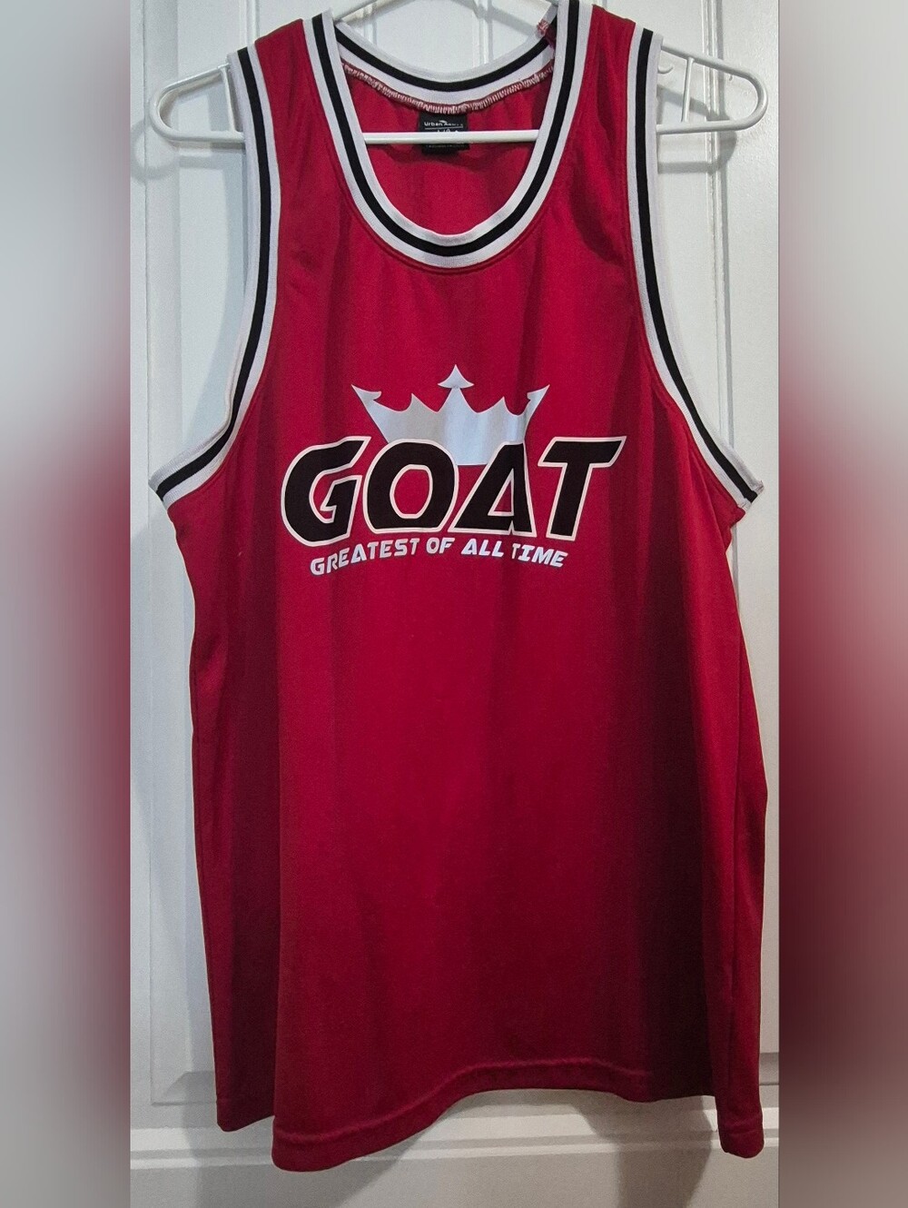 Mens Urban Active Goat Greatest Of All Time Tank Jersey Size Large